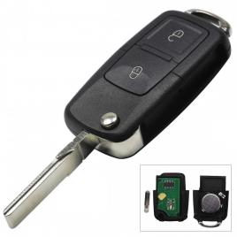 Cheie auto briceag cu cip si telecomanda skoda fabia 1