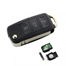 Cheie auto briceag cu cip si telecomanda volkswagen passat b5.5