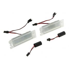 Lampi led dedicate numar inmatriculare opel astra h