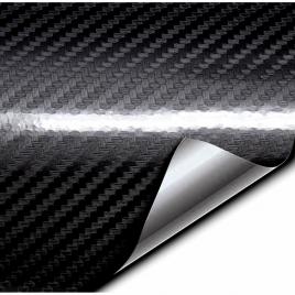 Folie colantare auto carbon 5d lacuit negru (3m x 1,52m)