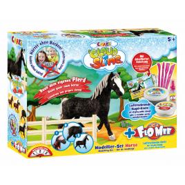 Set creativ plastilina cu figurina 3d calut cloud slime