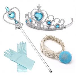 Set patru accesorii printesa elsa frozen ,ideallstore®, 3-12 ani