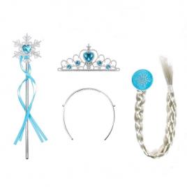 Set trei accesorii printesa elsa frozen ,ideallstore®, 3-12 ani