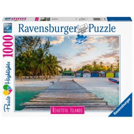 Puzzle insula din caraibe 1000 piese ravensburger