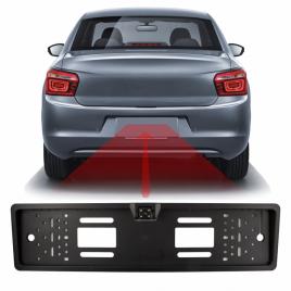 Cameră cu suport pentru număr de înmatriculare carguard