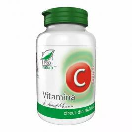 Vitamina c cu capsuni 60cpr