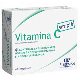 Vitamina c simpla 180mg 40cpr