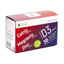 Ca+mg+zn+vitamina d3 30dz