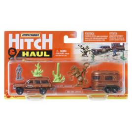 Matchbox hitch&haul set 2 vehicule mbx rodeo 1988 jeep wagoneer mbx pony