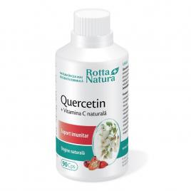 Quercitin+vitamina c naturala 90cps