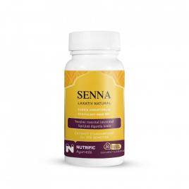 Senna laxativ natural 30cps vegetale nutrific