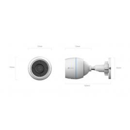 Camera wifi 3mp 2.8mm ir 30m ip67