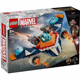 Lego super heroes avionul de lupta al lui rocket vs ronan 76278