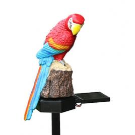 Lampa solara led, model papagal, multicolor, ip 67, 41 cm