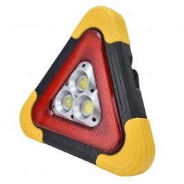 Lampa avertizare avarie, 3 led cob, incarcare solara, usb, 12w