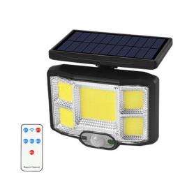 Lampa solara led, 168 cob, senzor de miscare, 35w