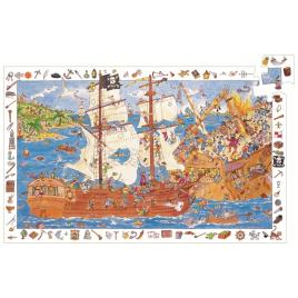 Puzzle observatie djeco pirati