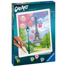 Pictura pe numere ravensburger - paris