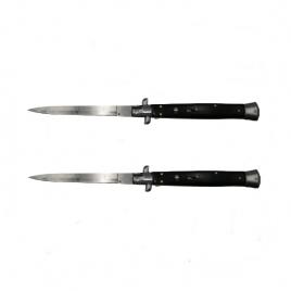 Set 2 bricege automate, italian blade, stiletto,ideallstore®, otel inoxidabil, 33 cm, husa inclusa