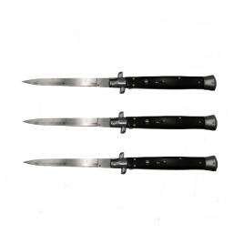 Set 3 bricege automate, italian blade, stiletto,ideallstore®, otel inoxidabil, 33 cm, husa inclusa