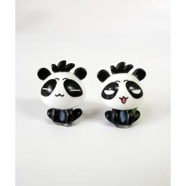 Set panda in miniatura pentru terarii h 2 cm