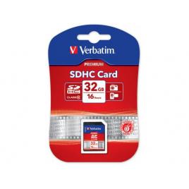 Memory card verbatim premium sdhc, 32gb, class 10