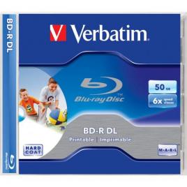 Verbatim bd-r dl 50gb 6x printable jc