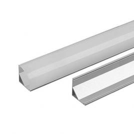 Profil aluminiu pentru banda led 2m 15.8mm x 15.8mm mat