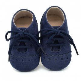 Pantofiori eleganti bebelusi drool (culoare: bleumarine, marime: 6-12 luni)