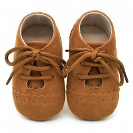 Pantofiori eleganti bebelusi drool (culoare: maro, marime: 12-18 luni)