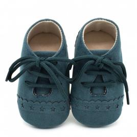 Pantofiori eleganti bebelusi drool (culoare: turcoaz, marime: 0-6 luni)