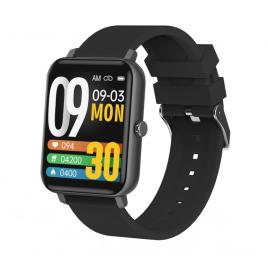 Ceas smartwatch t8 pro xk fitness cu moduri fitness, functii sanatate, calorii, cronometru, notificari, distanta, bratara silicon, negru