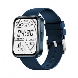 Ceas smartwatch xk fitness v30 cu display 1.69 inch, calorii, distanta, puls, albastru