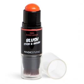 Fard de obraz shaky blush & brush, nr 04 sweet peach magic studio 50581, 4,5 g
