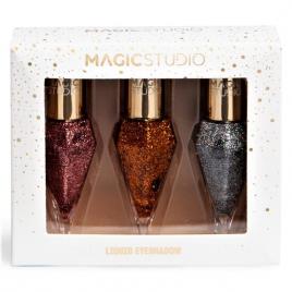 Set fard pleoape lichid glitter diamond trio, magic studio 31129