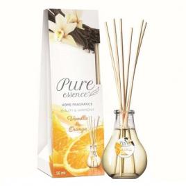 Difuzor cu betisoare parfumate pure essence, vanilie si flori de portocala, 50 ml