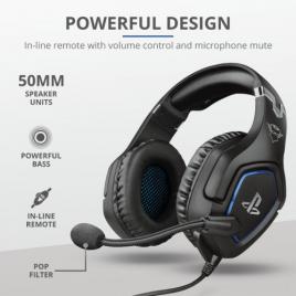 Trust gxt 488 forze-g ps4 gaming headset playstation® official licensed product