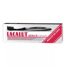 Lacalut white&repair 75ml +periuta black cadou