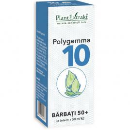 Polygemma 10 barbati 50+ 50ml