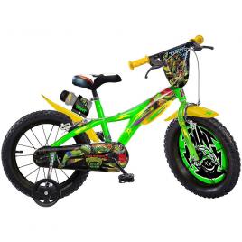 Bicicleta copii dino bikes 14 inch testoasele ninja