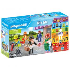 Playmobil city life - creeaza propria figurina viata la oras