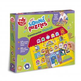 Puzzle cu sunete 21 piese - casa