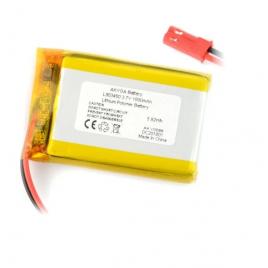 Acumulator lithium poliymer 12212 1600mah 1s 3.7v conector jst-bec 50x34mm akyga battery