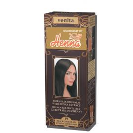 Balsam colorant par henna sonia nr.19 - ciocolata neagra 75gr kian cosmetics