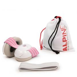 Casti antifonice pentru bebelusi alpine muffy baby pink alp24951