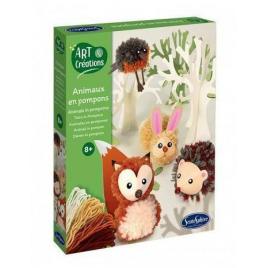 Kit creativ - animale cu pompoane