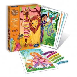 Kit creativ tablou sclipici - printesa