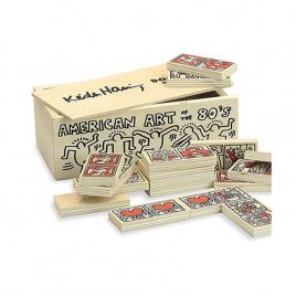 Joc domino din lemn keith haring