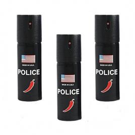 Set 3 bucati spray paralizant chili usa police, ideallstore®, 60 ml, husa inclusa
