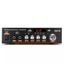 Amplificator karaoke g919, bt, sd card, mp3, fm, 108w p.m.p.o.